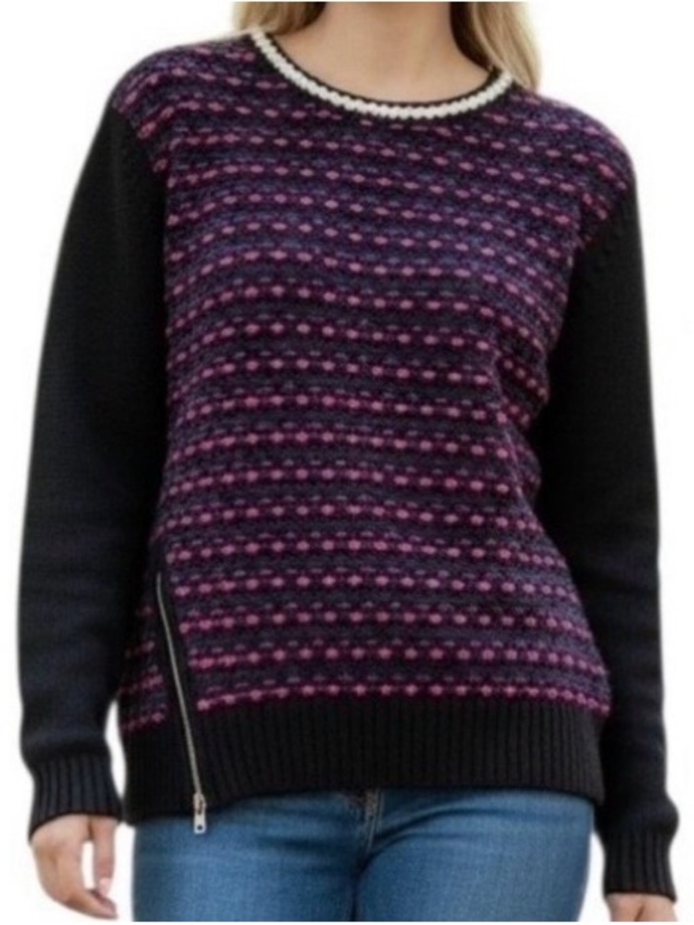 Aritzia Wilfred Chunky Crew-Neck Knit Sweater Size XS